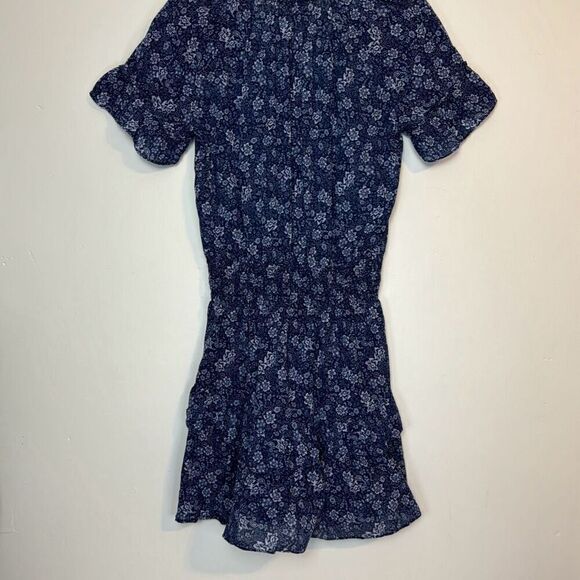 Parker Queenie Smocked Ruffle Mini Dress in Tessa Floral M - Picture 7 of 9